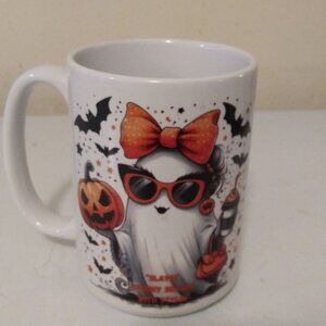Cute Stylish 15oz. Halloween Ghost Ceramic Coffee Mug